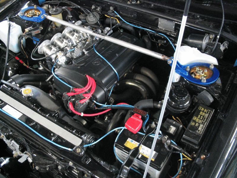 AE86 エンジンルーム取付方法