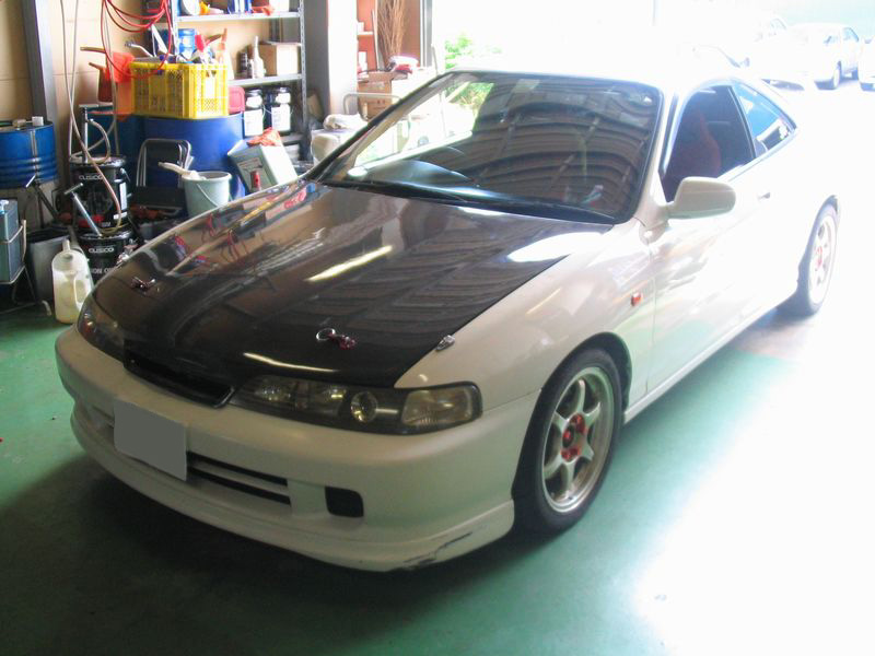 DC2インテグラタイプR純正エンジンマウント4点セット インテグラタイプR(DC2)の車高調交換、エンジンマウント交換