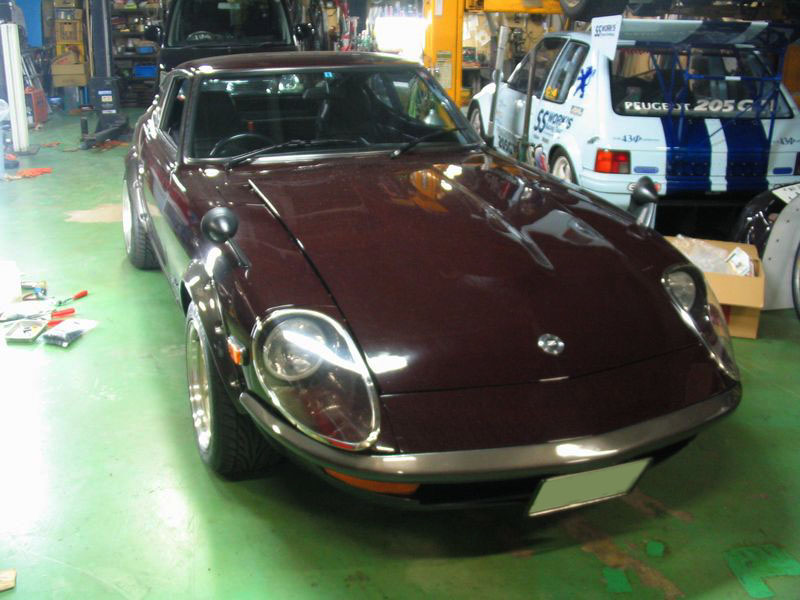 240Z 電動パワステ取付: エスエス商会 工場日記